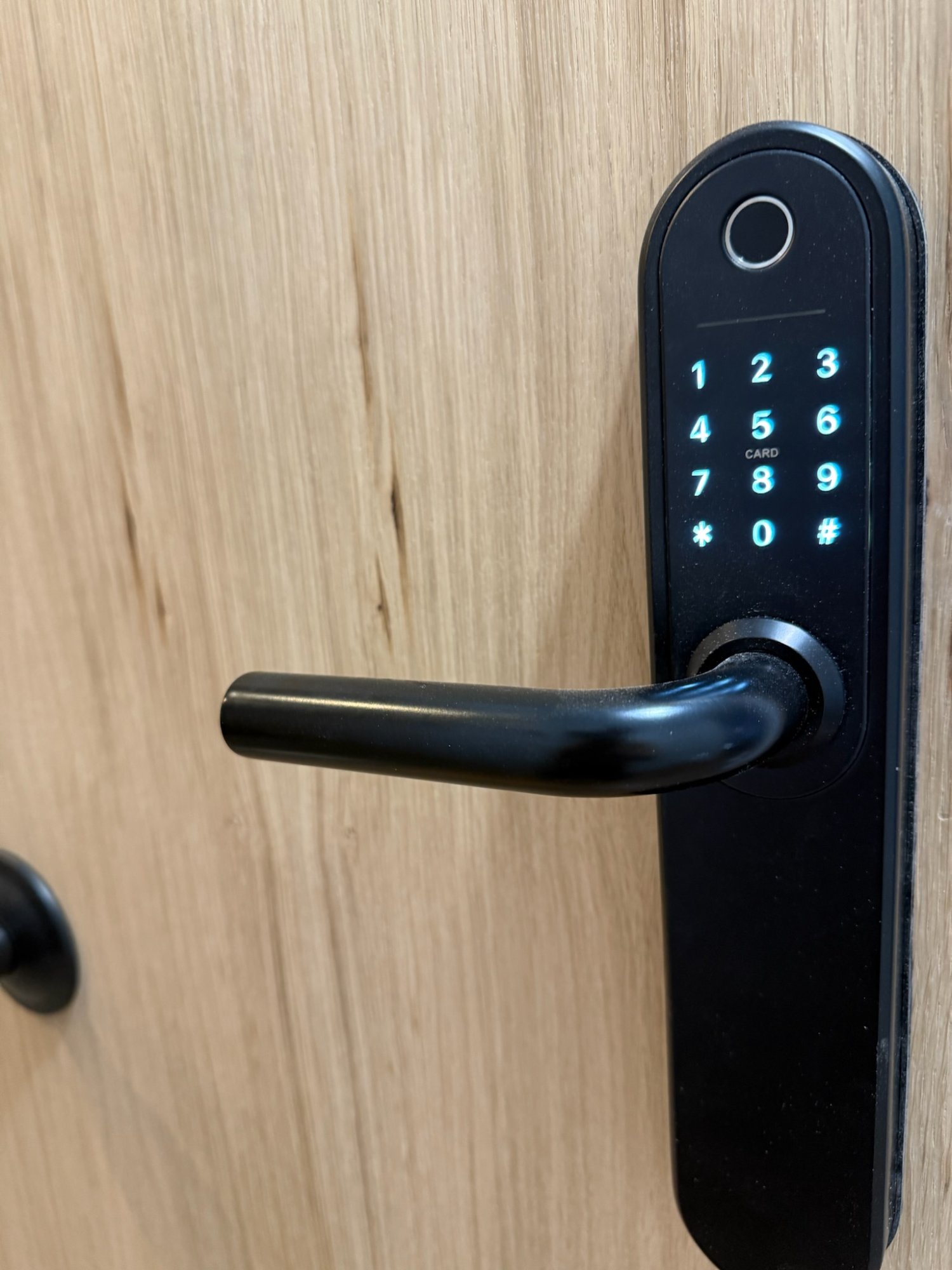 Smart PIN code door entry system